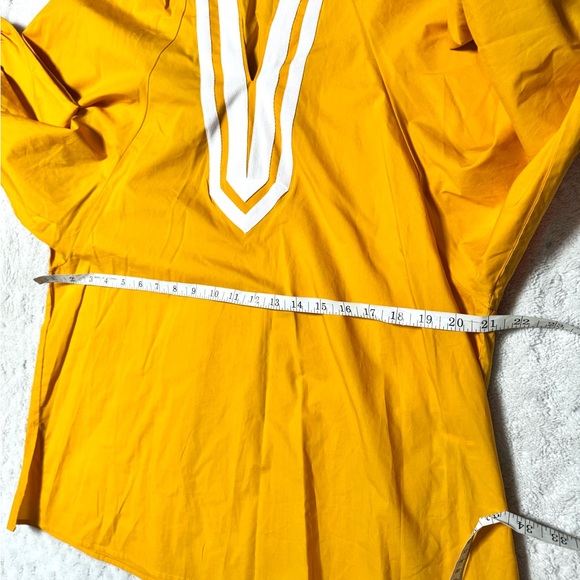 Tory Burch Yellow/Orange and White Tunic Top - Picture 13 of 13